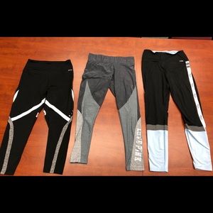 Victoria secret Pink workout leggings lot